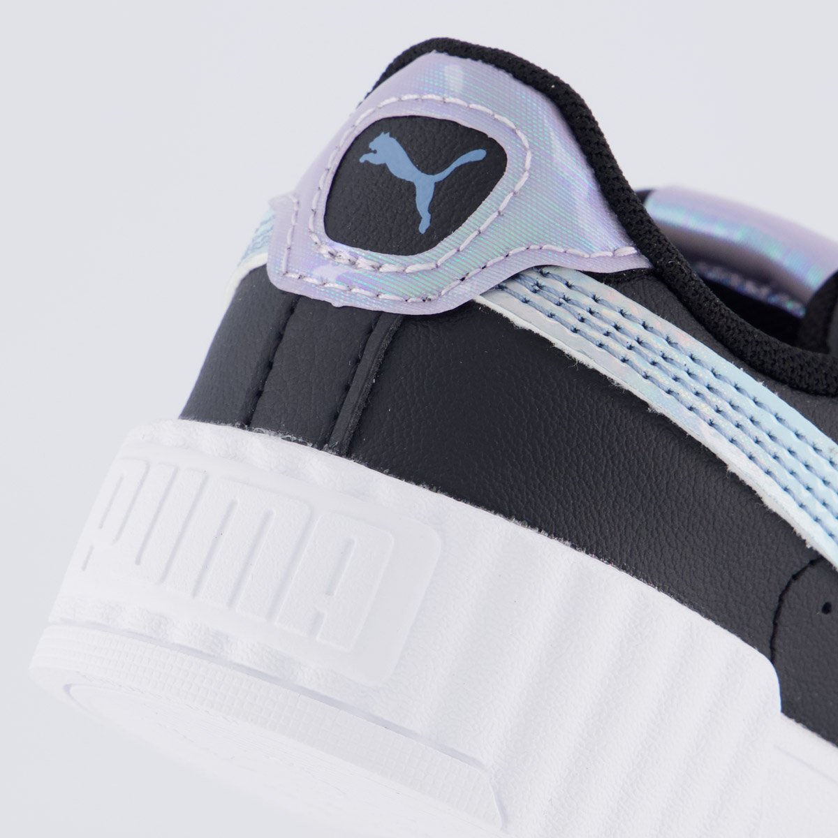 Tênis Puma Carina 3.0 Space Juvenil Preto e Azul Preto 6