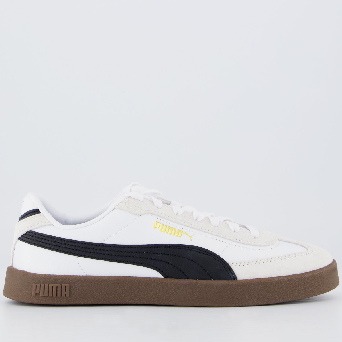 Tênis Puma Club Era II Branco e Cinza