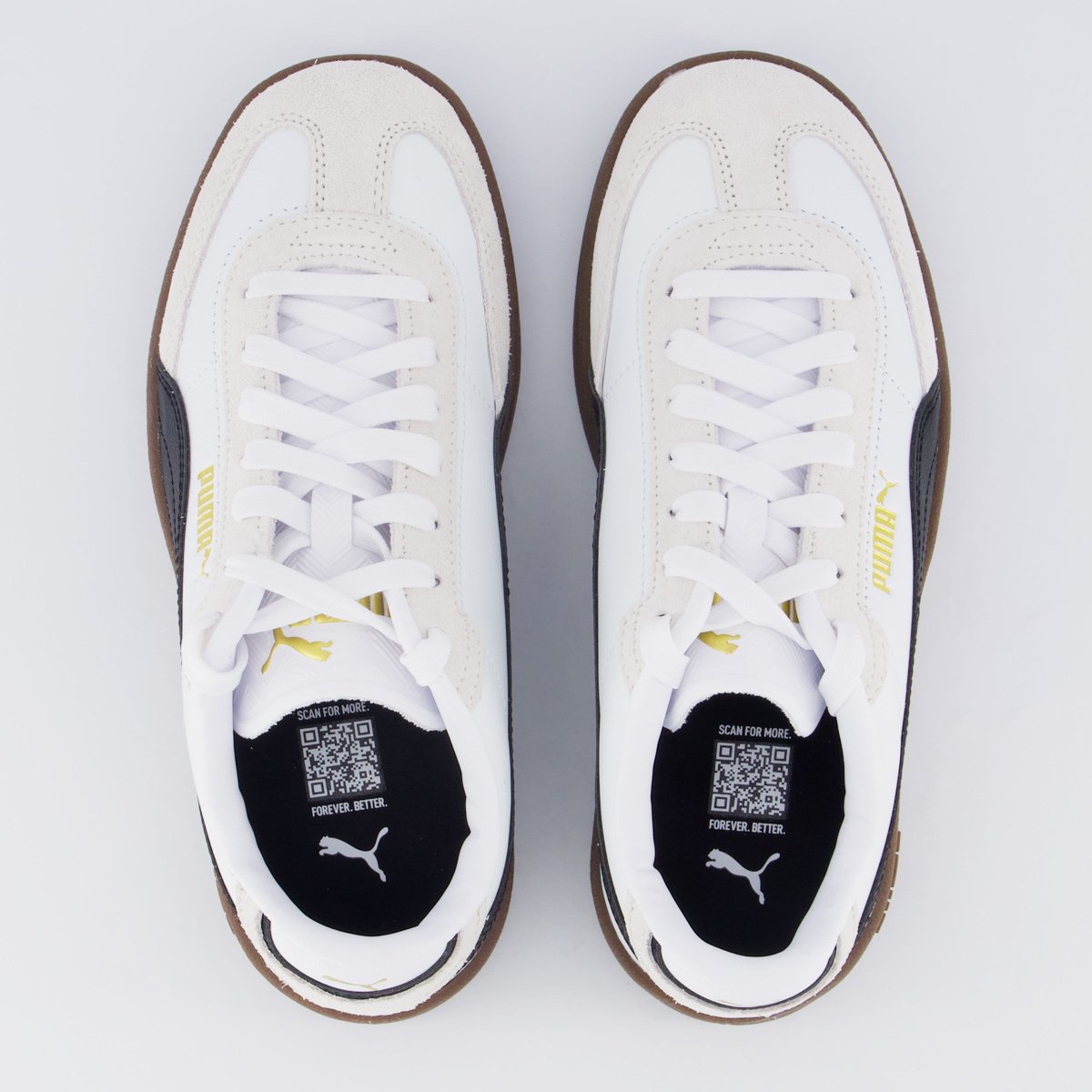 Tênis Puma Club Era II Branco e Cinza Branco 4