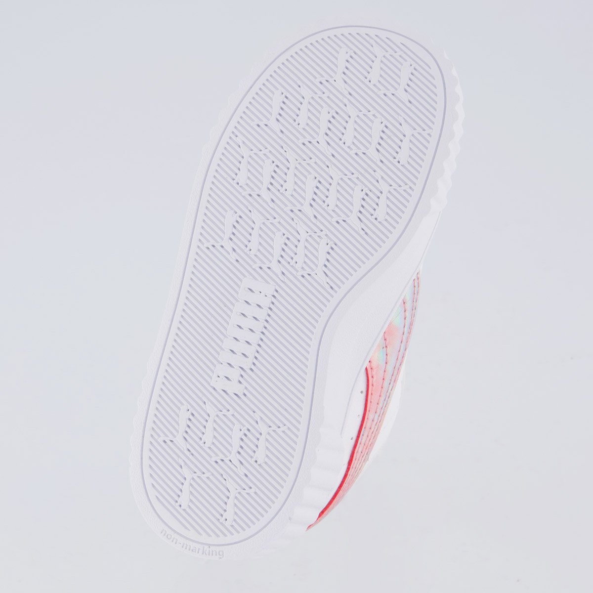 Tênis Puma Carina 3.0 Space Infantil Branco e Rosa Branco 5