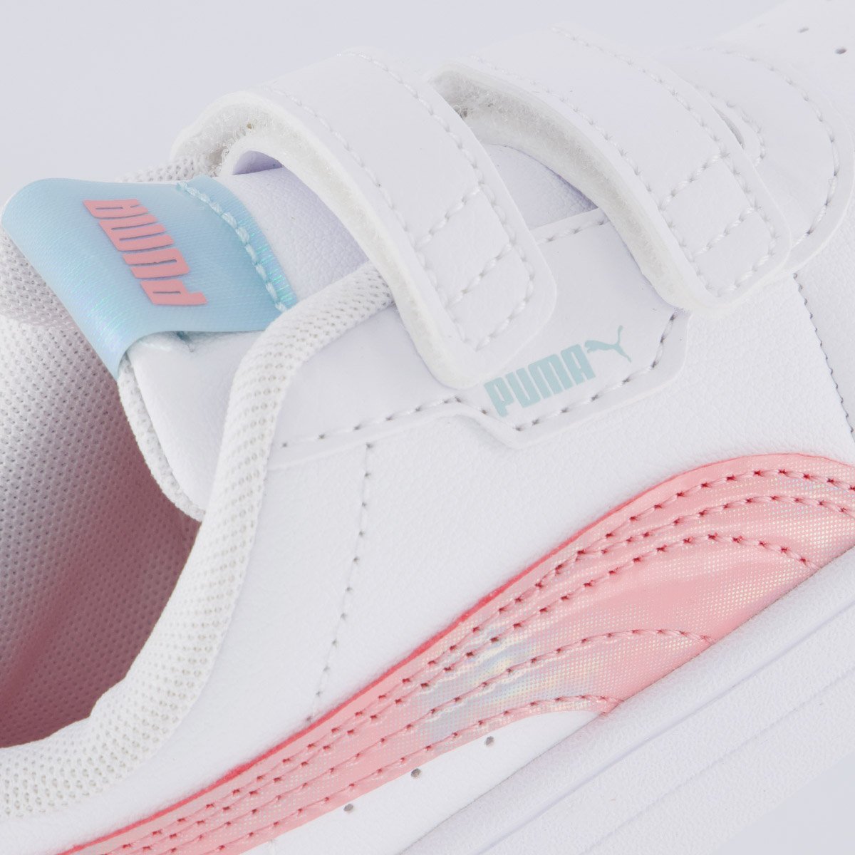 Tênis Puma Carina 3.0 Space Infantil Branco e Rosa Branco 7