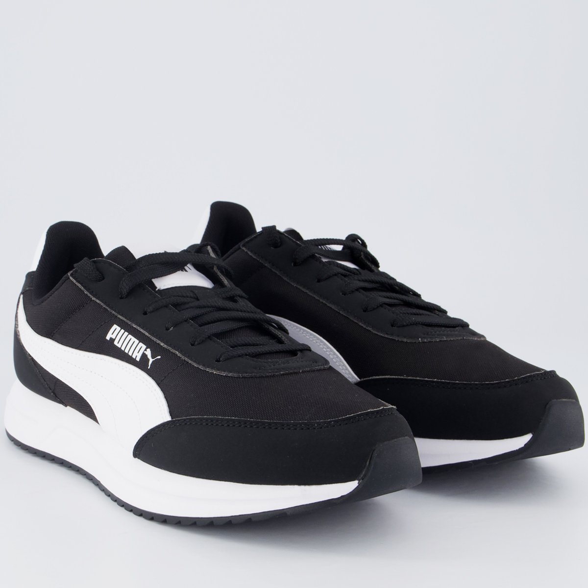 Tênis Puma R78 Lightwind Preto e Branco Preto 2