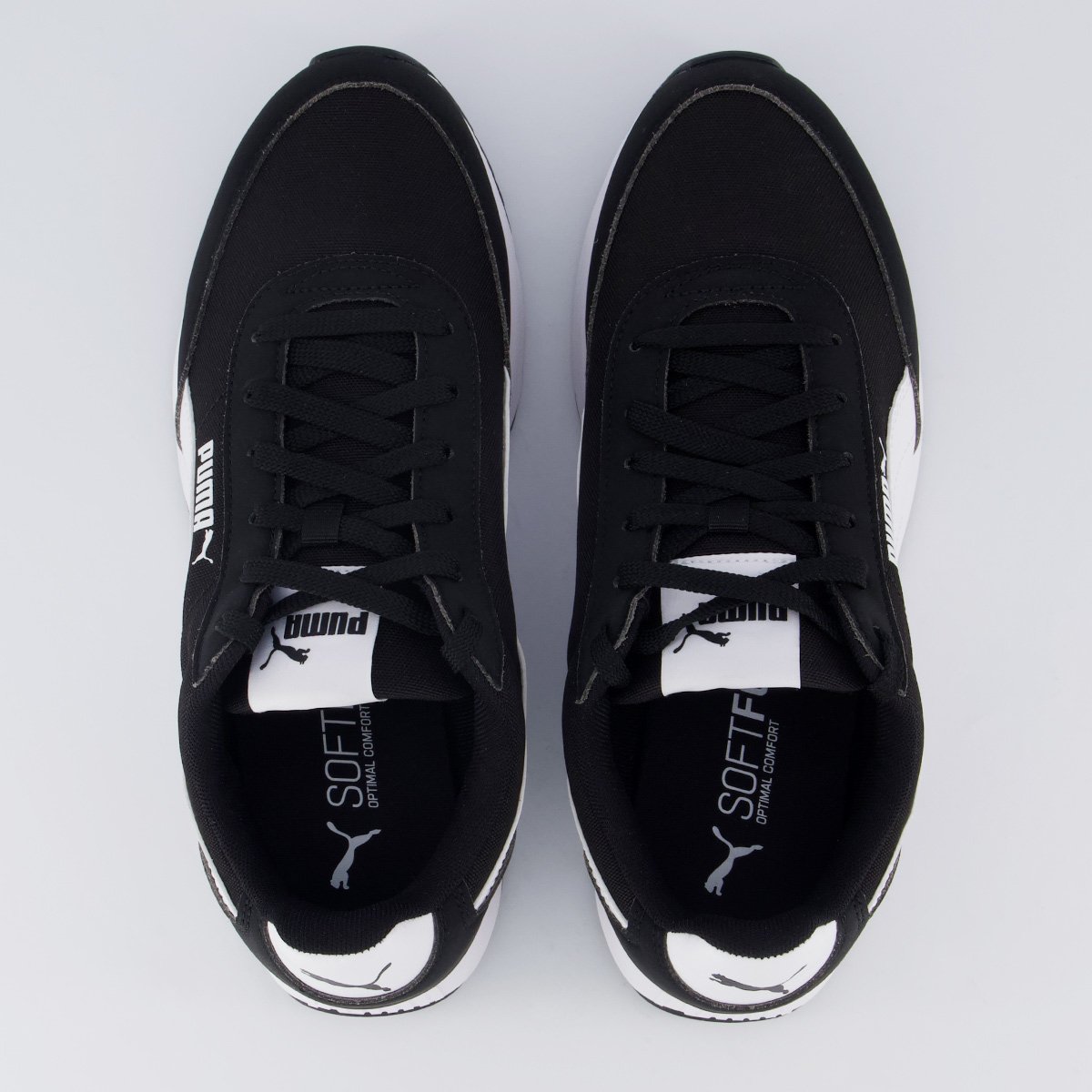 Tênis Puma R78 Lightwind Preto e Branco Preto 4