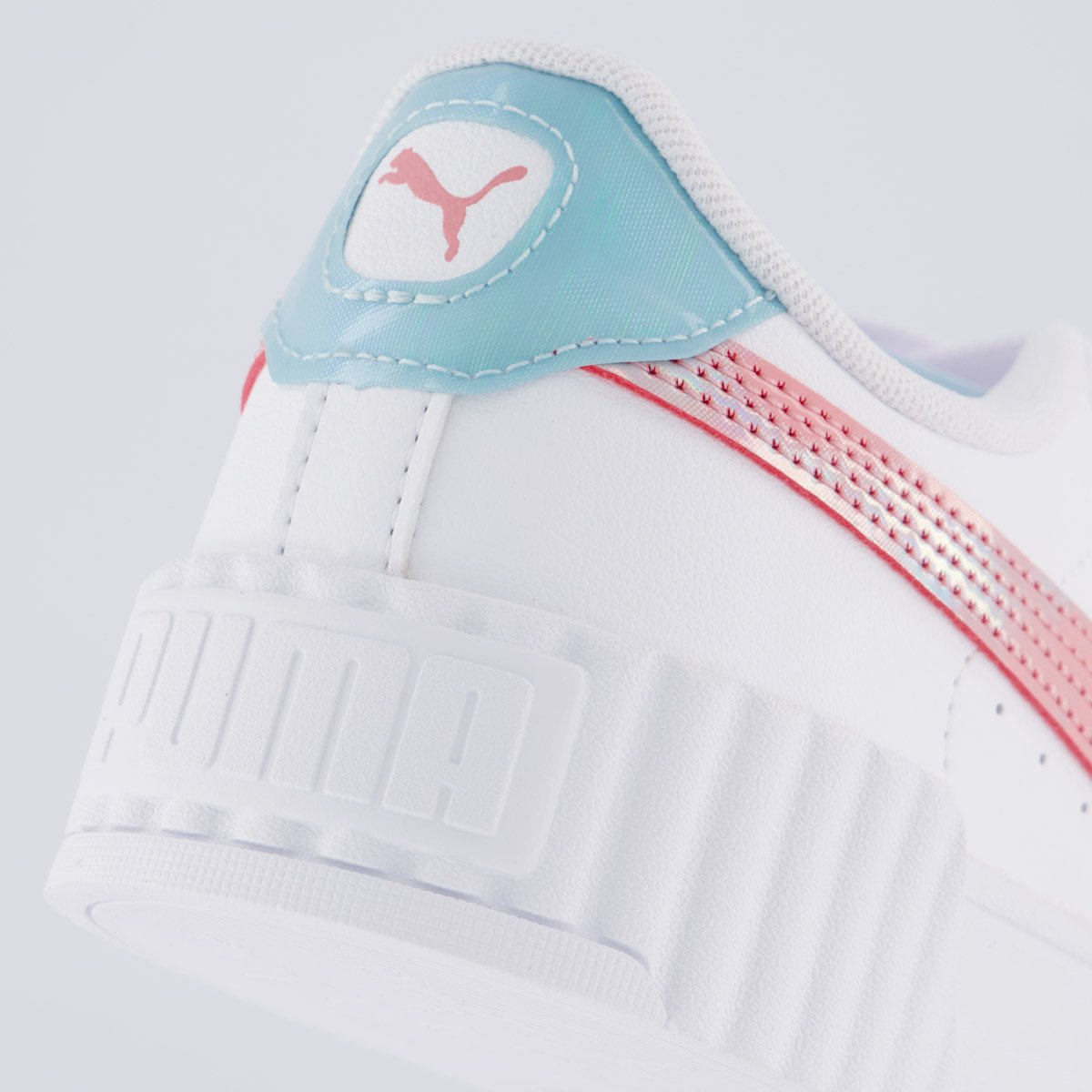 Tênis Puma Carina 3.0 Space Feminino Branco e Rosa Branco 6