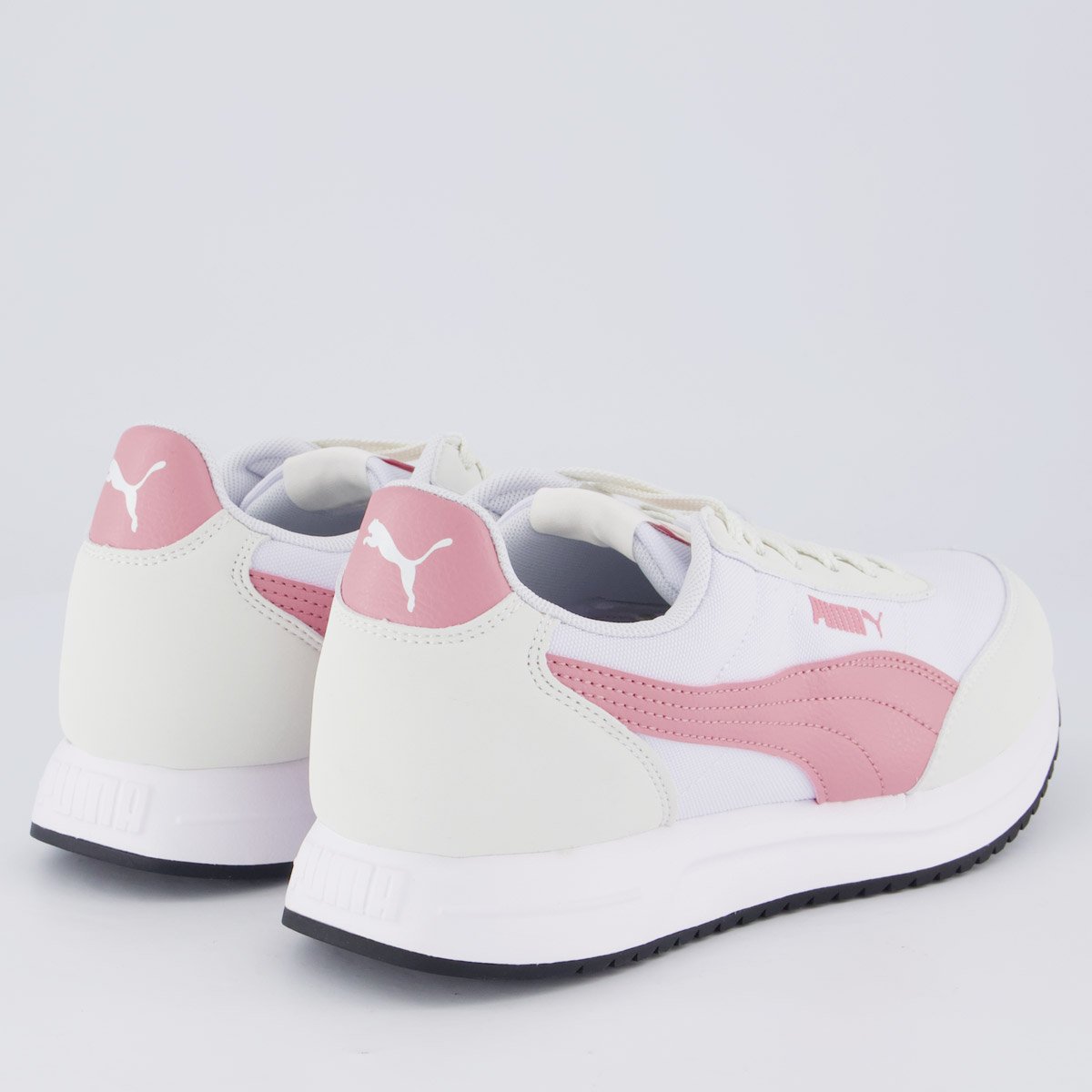 Tênis Puma R78 Lightwind Feminino Branco e Rosa Branco 3