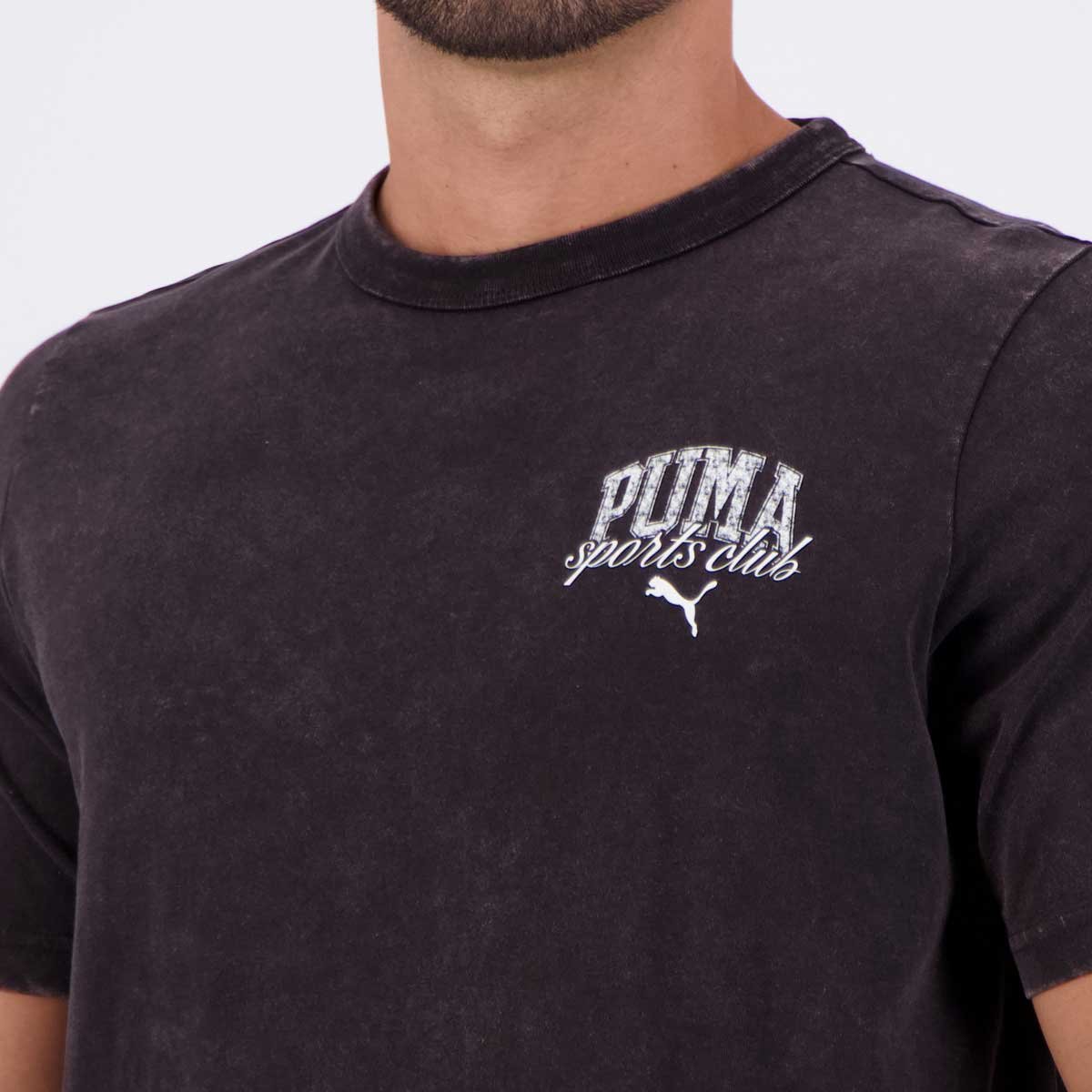 Camiseta Puma Class Washed Tee Preta 5
