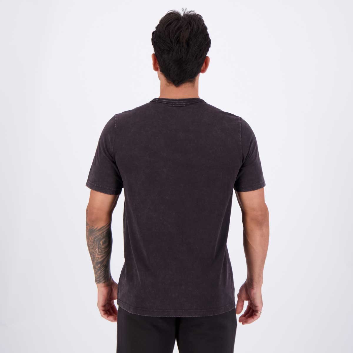 Camiseta Puma Class Washed Tee Preta Preto 4