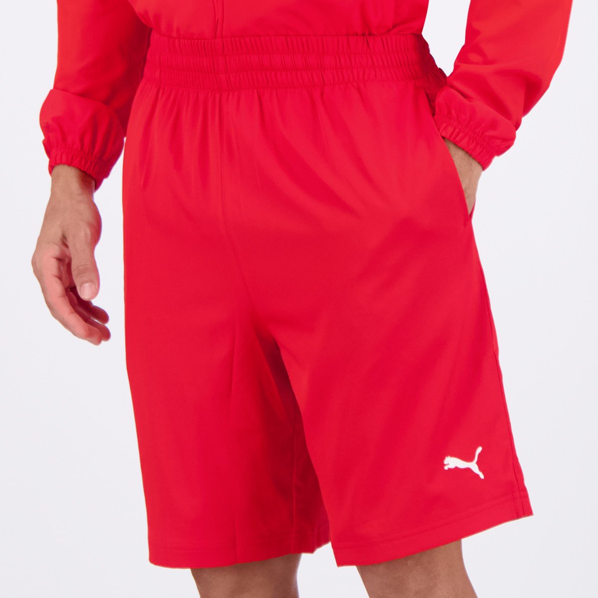 Shorts Puma ESS Woven 9 Vermelho Vermelho 3