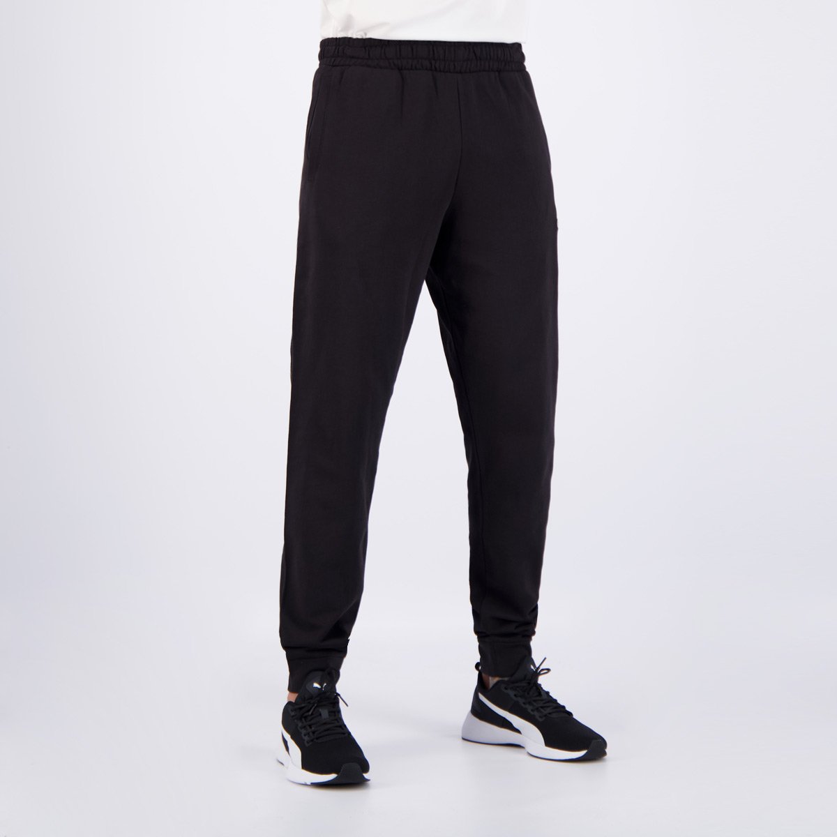 Calça Moletom Puma Better Essentials Preta Preto 2