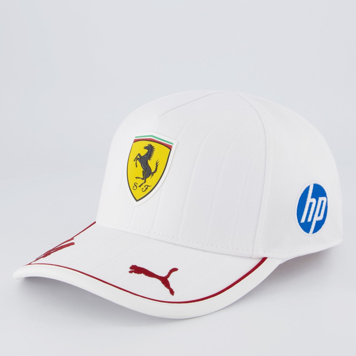Boné Puma Ferrari Hamilton BB Branco
