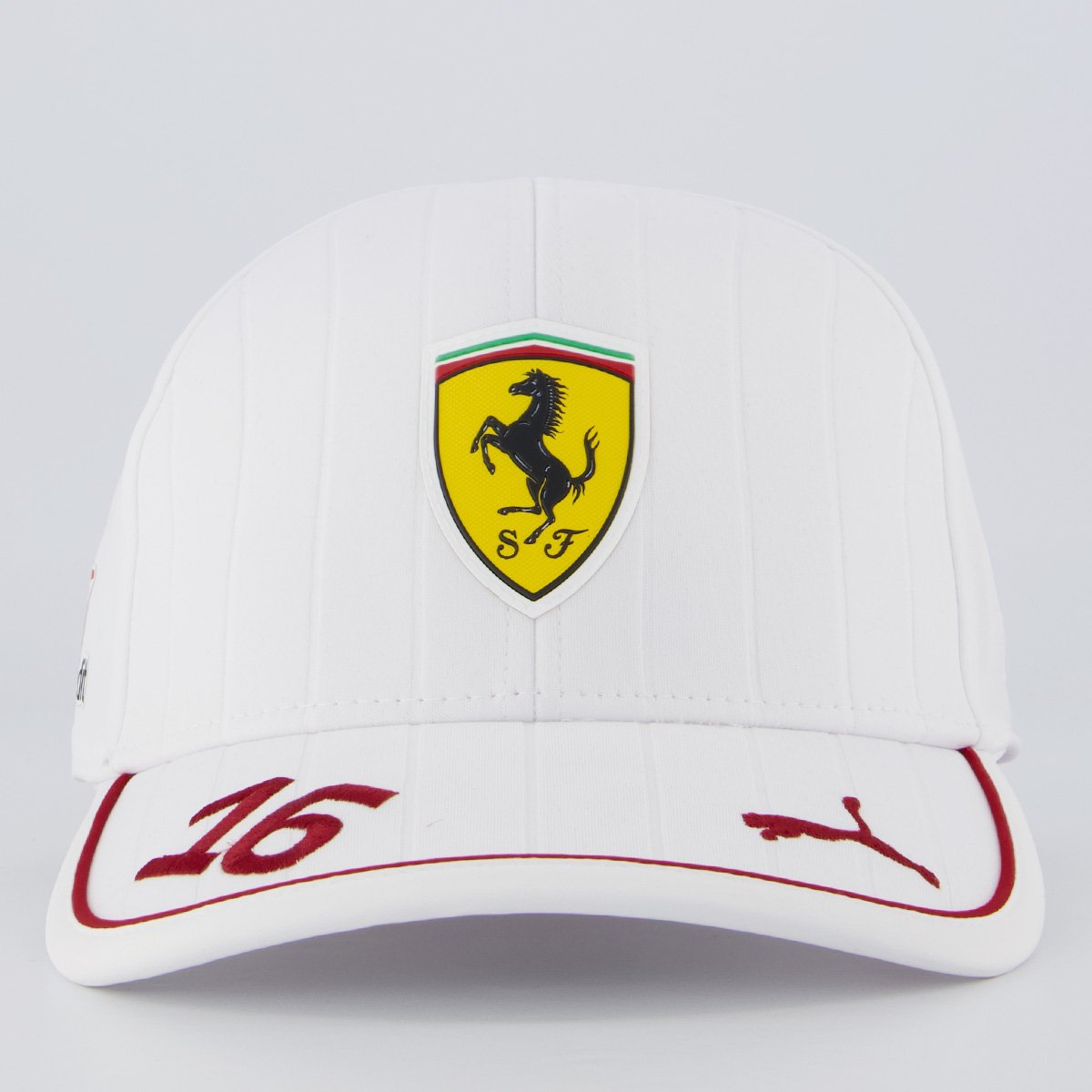 Boné Puma Ferrari Leclerc LC Branco Branco 2