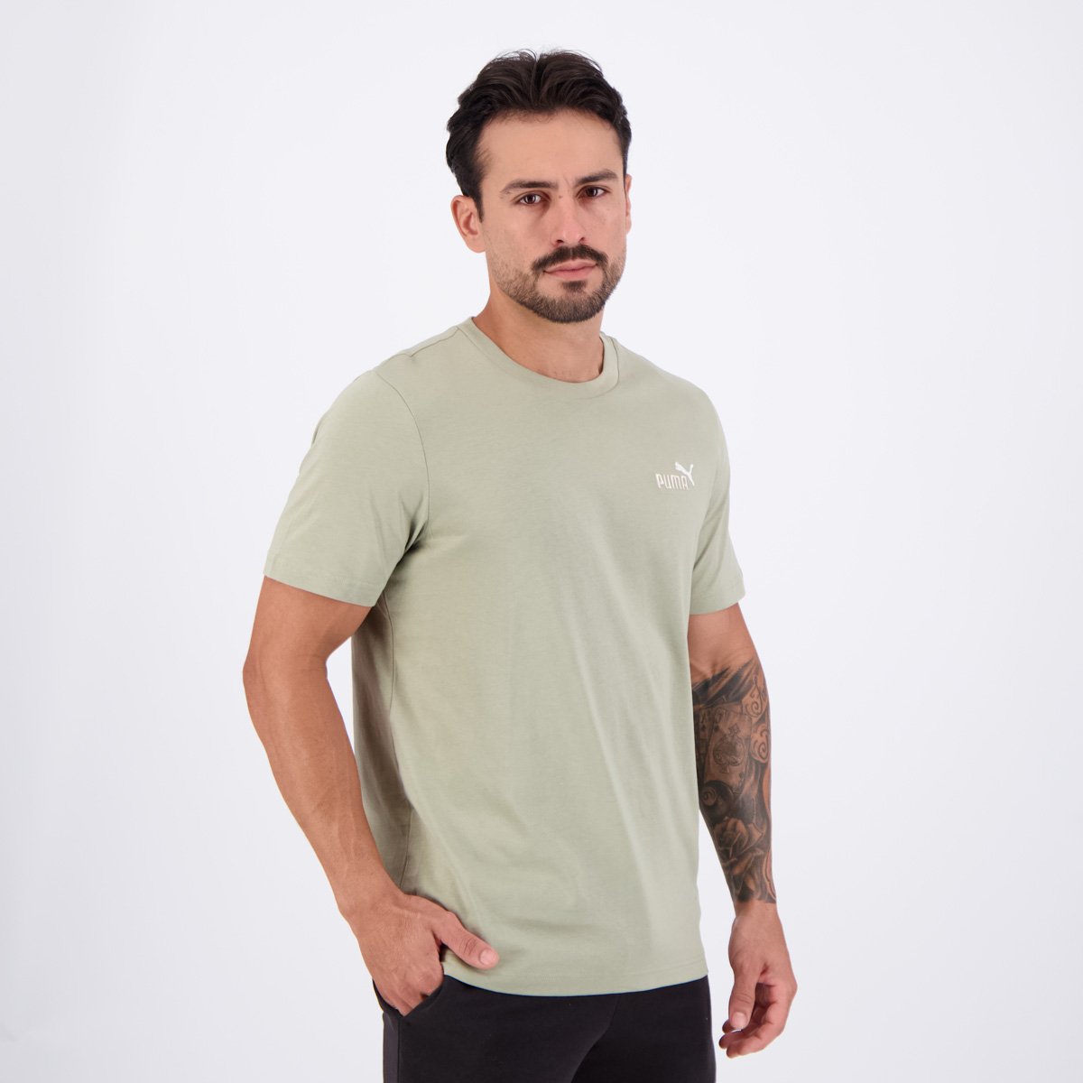 Camiseta Puma ESS 2 Color Small No 1 Verde 2