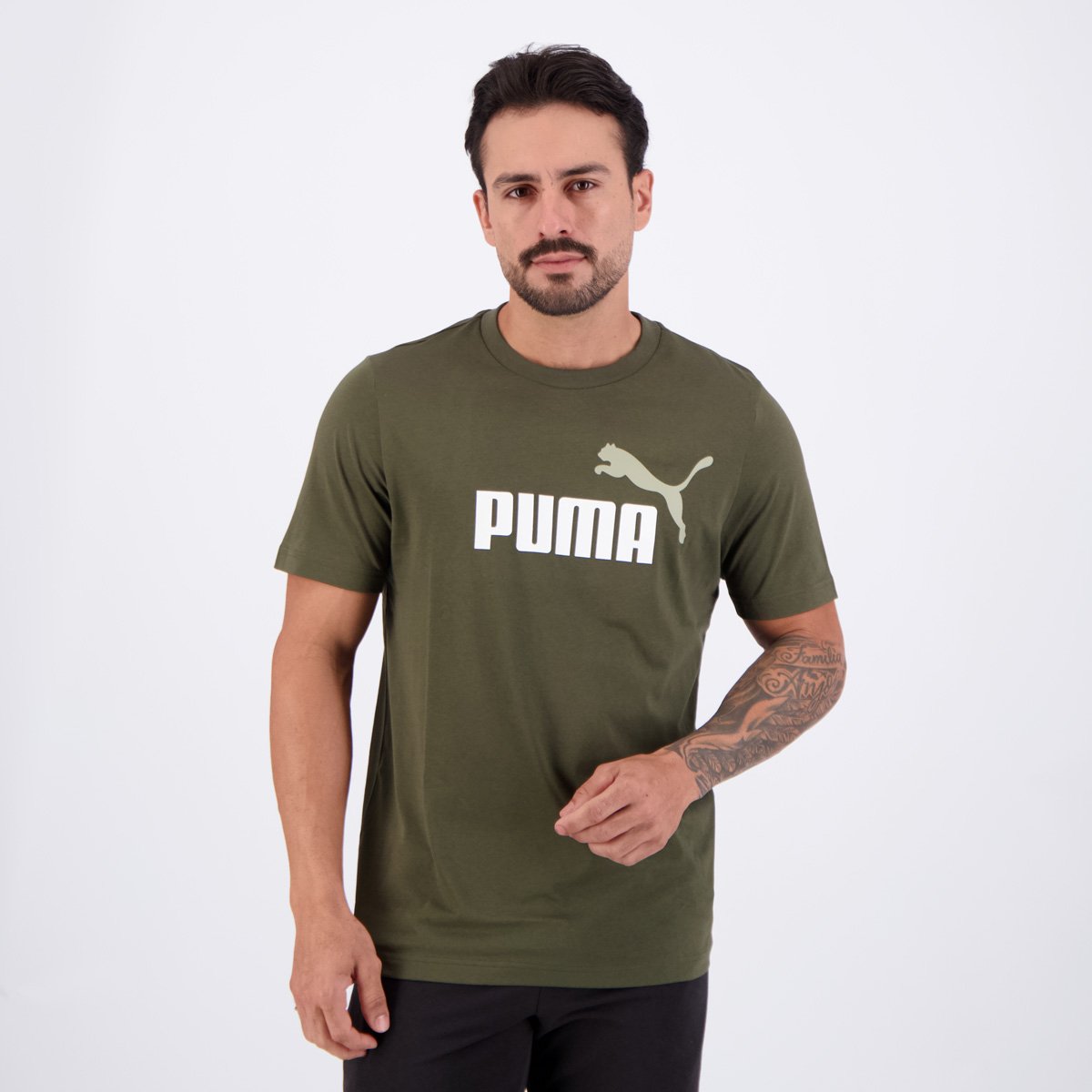 Camiseta Puma ESS 2 Color NO 1 Verde Oliva