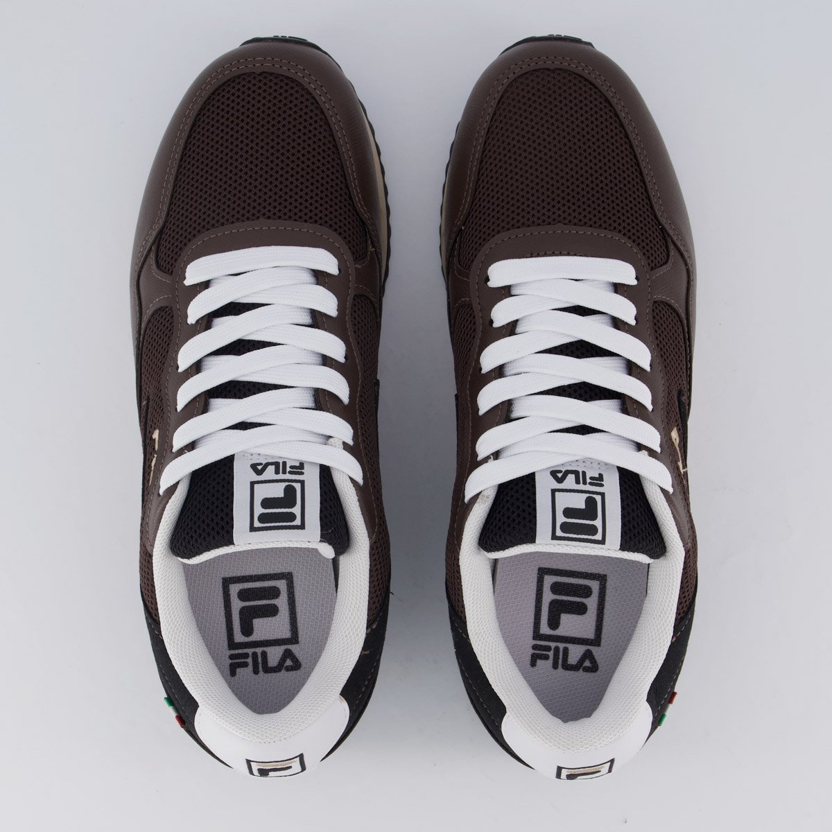 Tênis Fila Euro Jogger Sport II Marrom e Branco Marrom 4