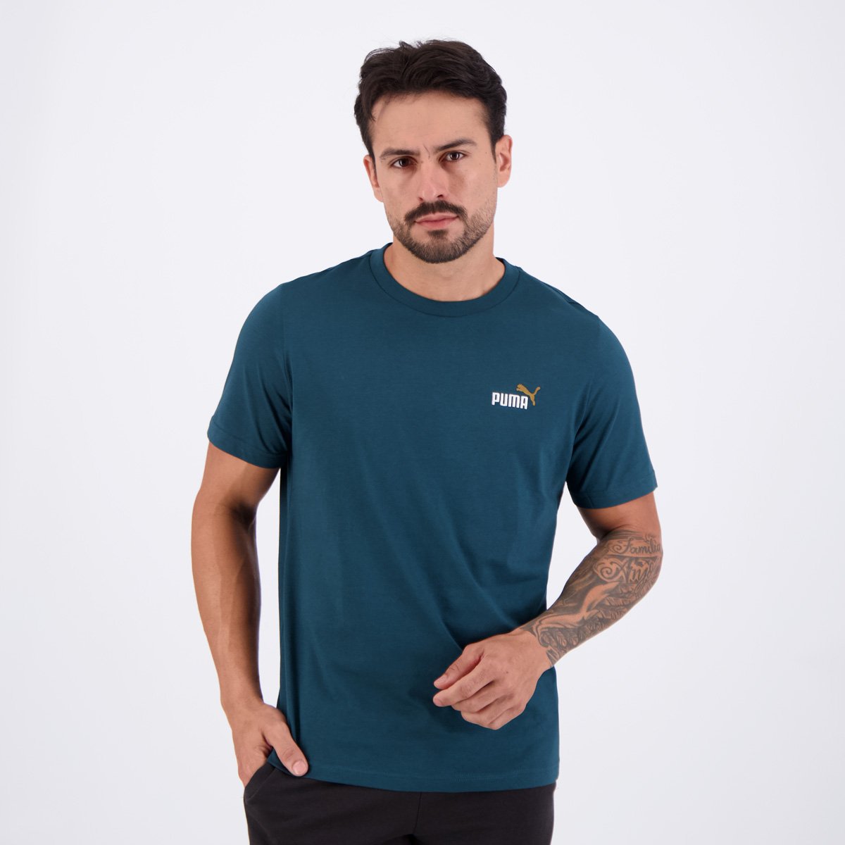 Camiseta Puma ESS 2 Color Small No. 1 Verde