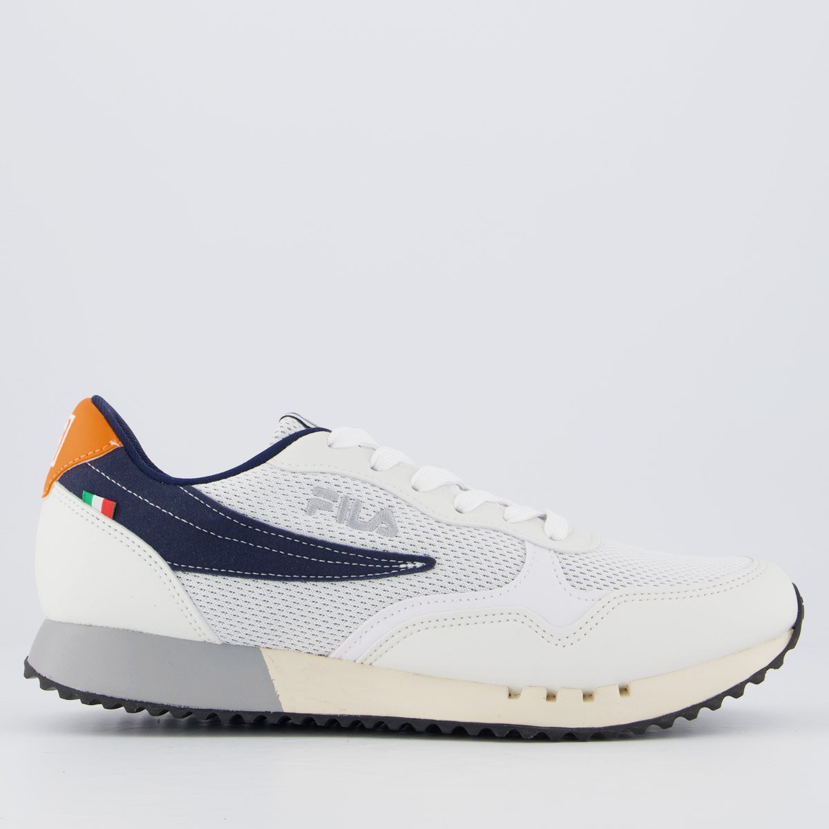 Tênis Fila Euro Jogger Sport II Branco e Marinho