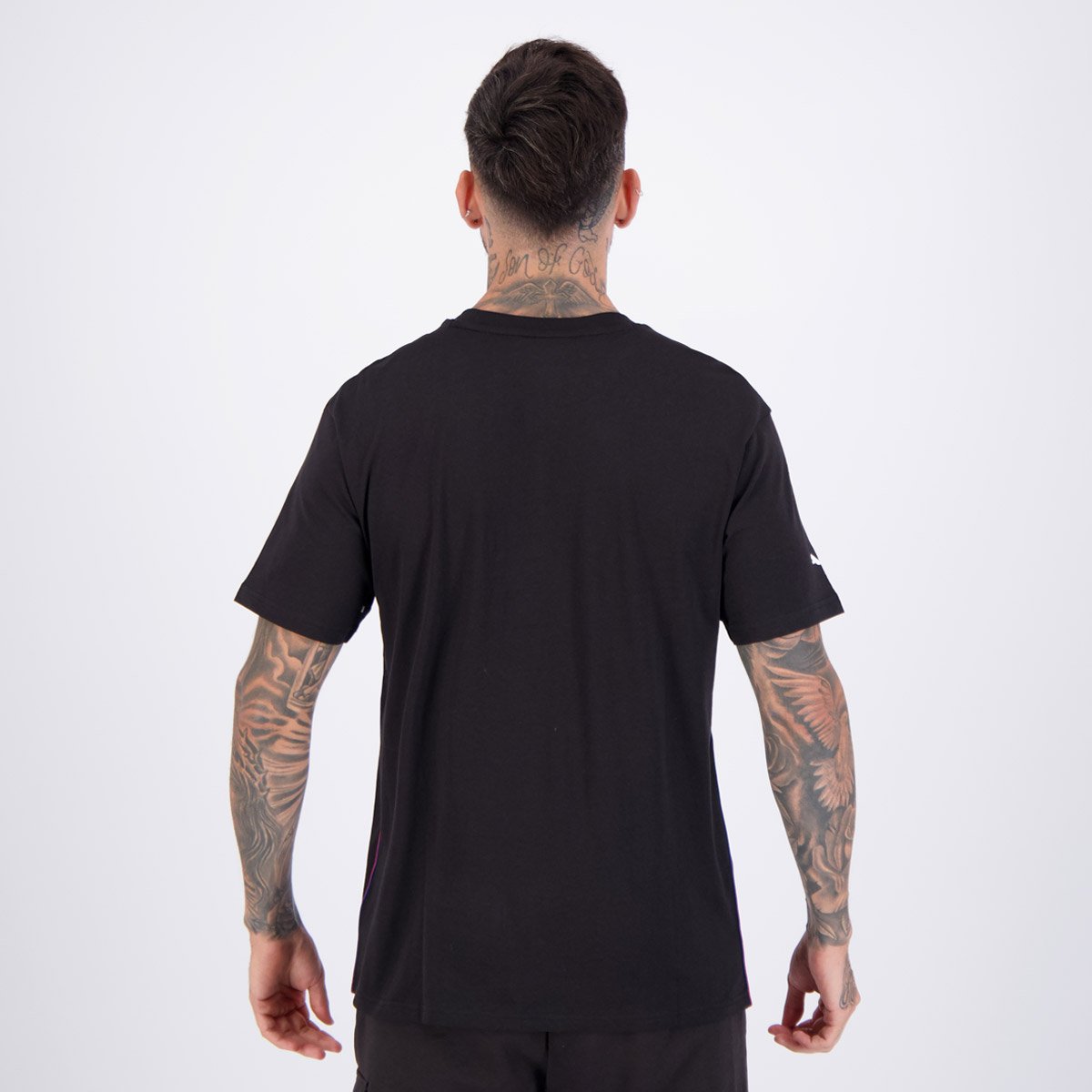 Camiseta Puma BMW MMS ESS+ II Preta Preto 4