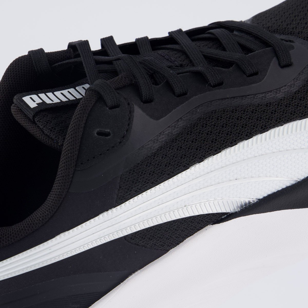 Tênis Puma Pounce Lite Preto e Branco Preto 7