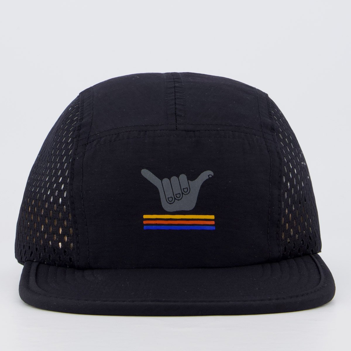 Boné Hang Loose Logo Preto e Cinza Preto 2