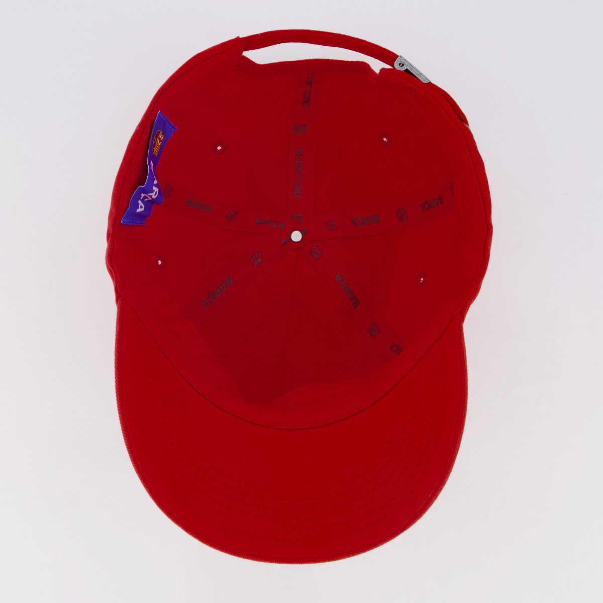 Boné Barcelona Dad Escudo 6 Gomos Vermelho Vermelho 4