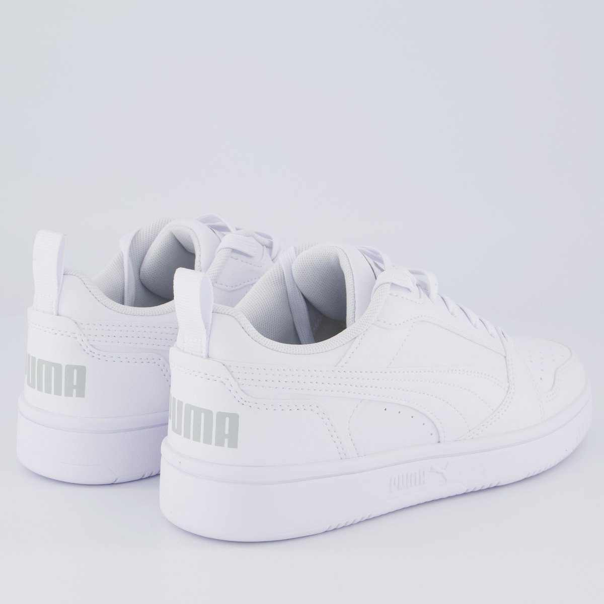 Tênis Puma Rebound V6 Feminino Branco Branco 3