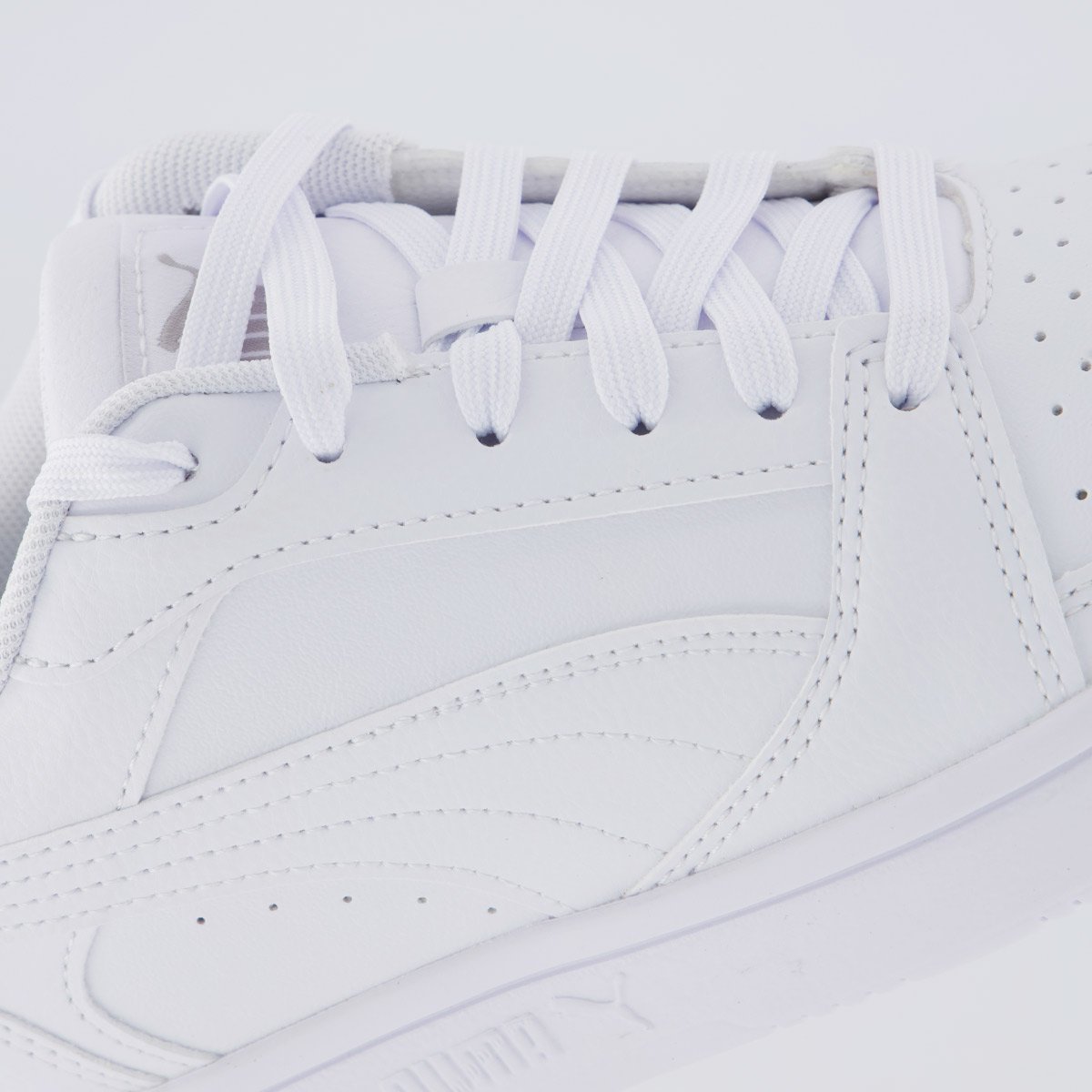 Tênis Puma Rebound V6 Feminino Branco Branco 7