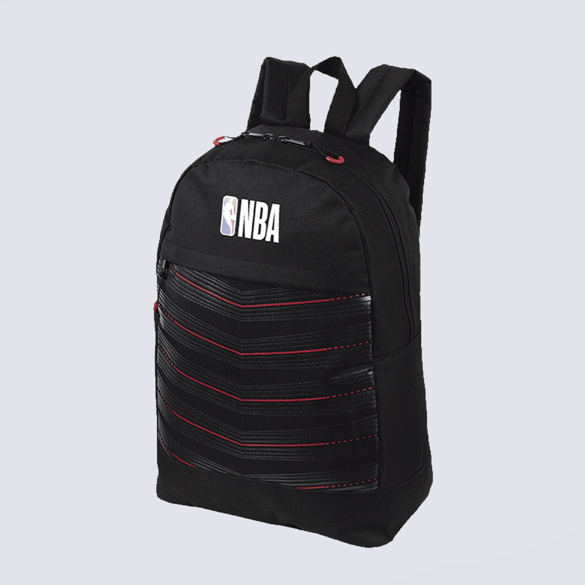 Mochila NBA Basics Preta e Vermelho Preto 2