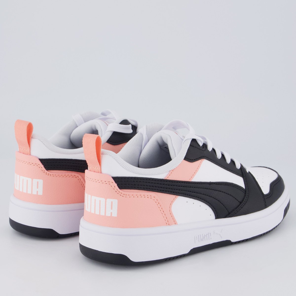 Tênis Puma Rebound V6 Feminino Preto e Rosa Preto/Rosa 3