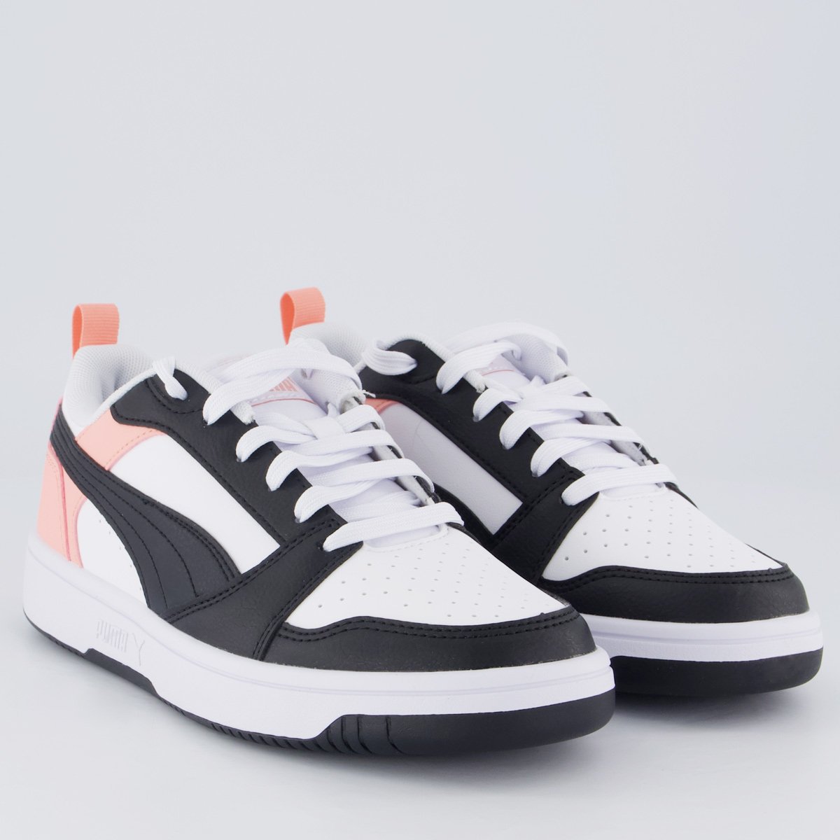 Tênis Puma Rebound V6 Feminino Preto e Rosa Preto/Rosa 2