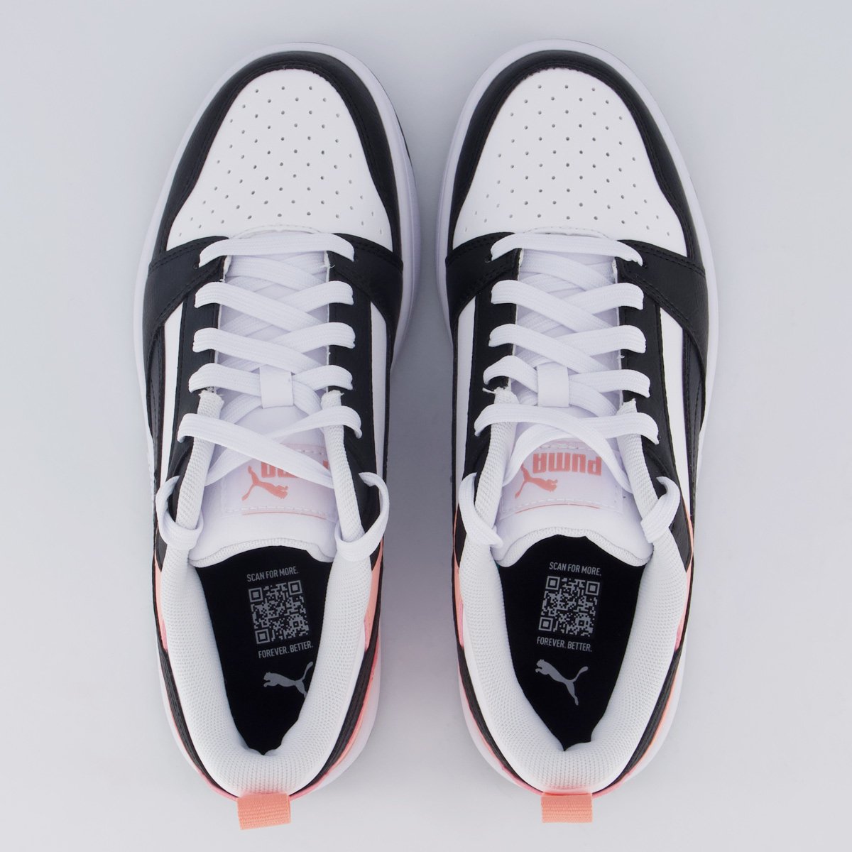 Tênis Puma Rebound V6 Feminino Preto e Rosa Preto/Rosa 4