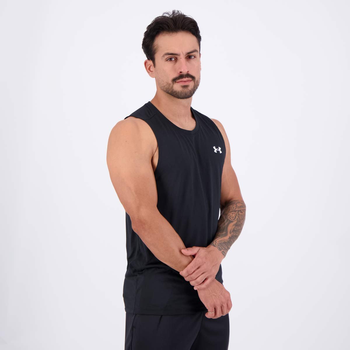 Regata Under Armour Tech Preta Preto 2