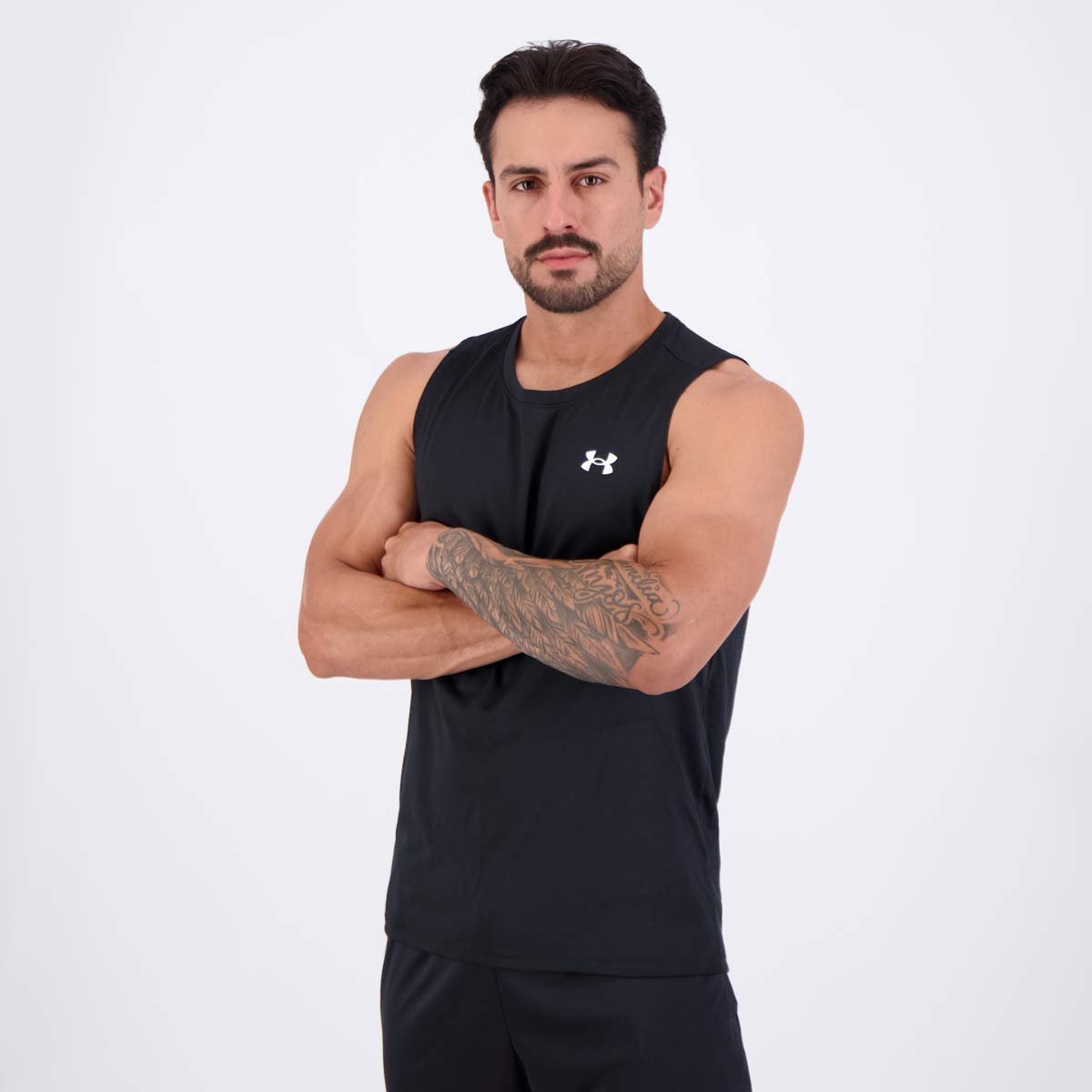 Regata Under Armour Tech Preta Preto 3