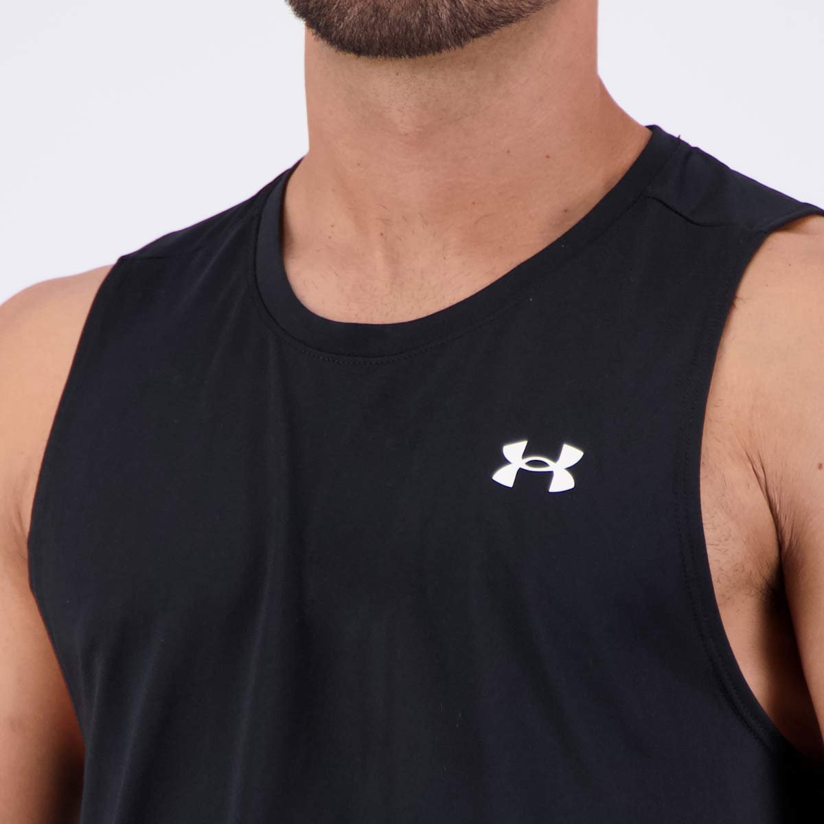 Regata Under Armour Tech Preta Preto 5