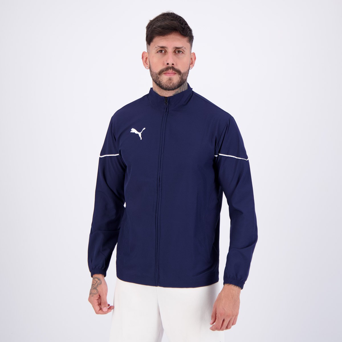 Jaqueta Puma Teamrise Azul Azul 3