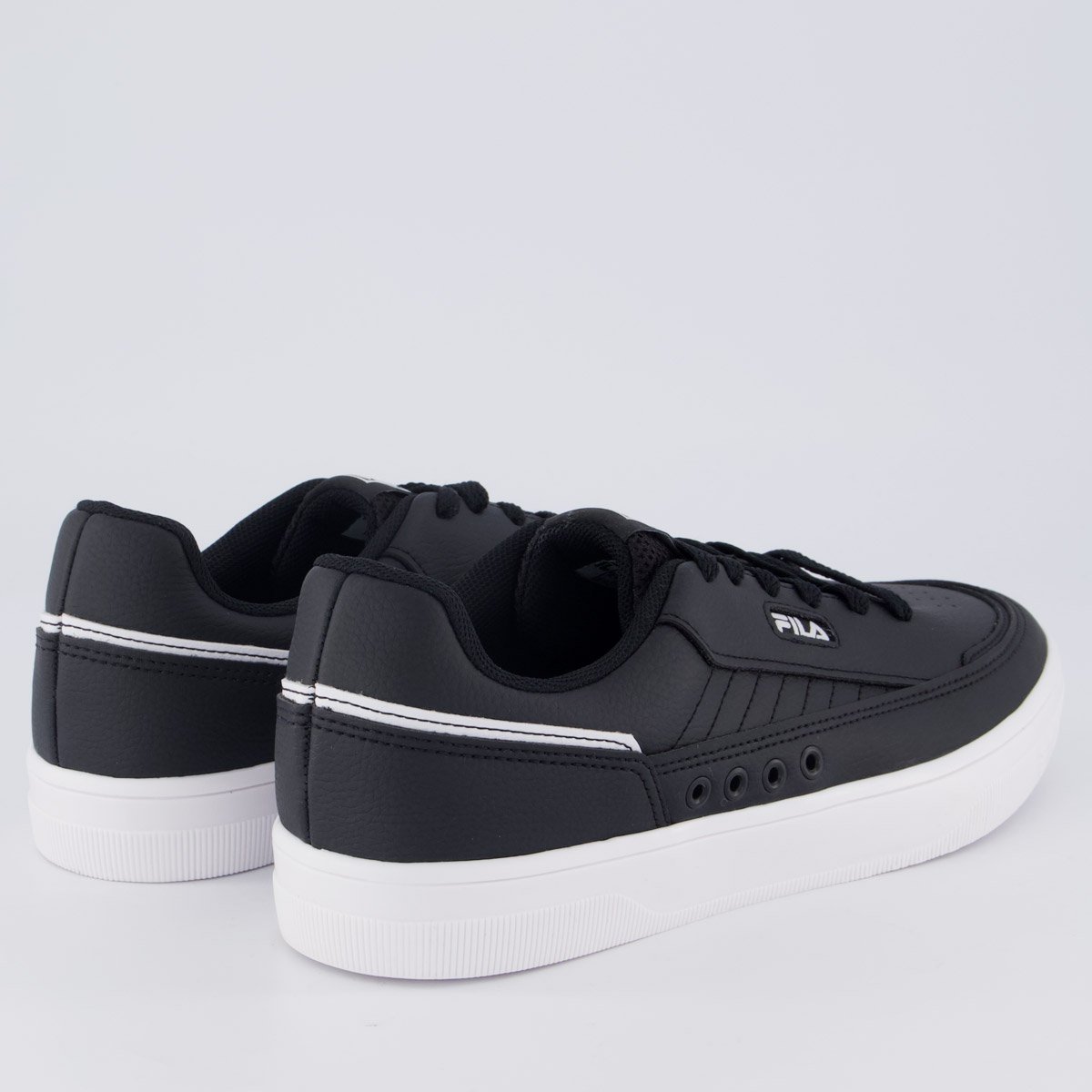 Tênis Fila Vortex Preto e Branco Preto 3
