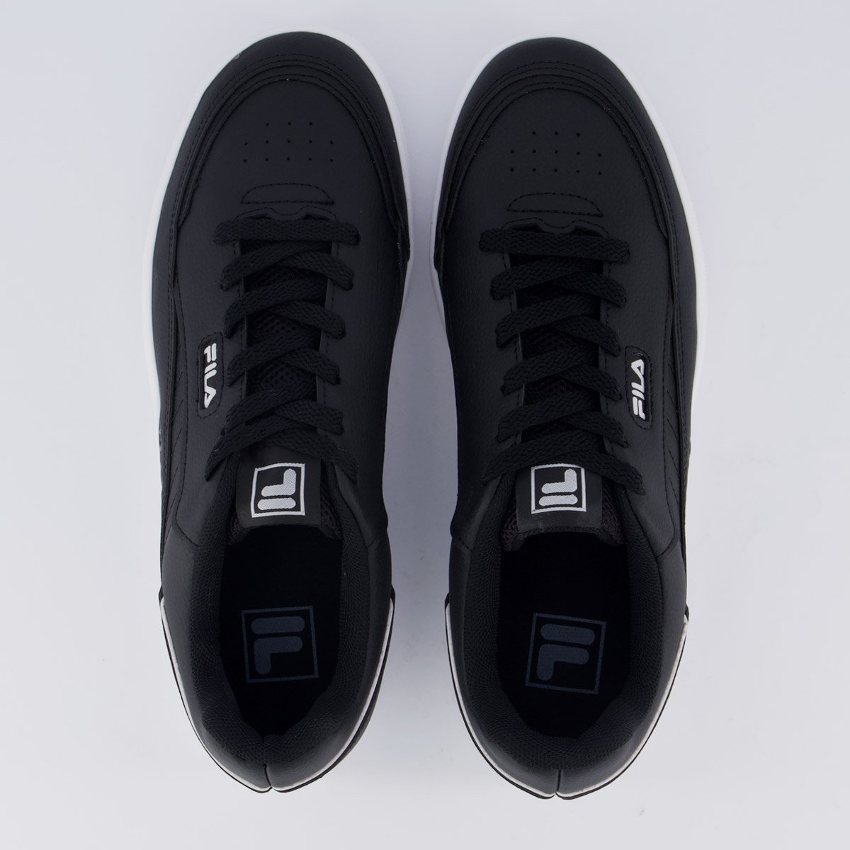 Tênis Fila Vortex Preto e Branco Preto 4