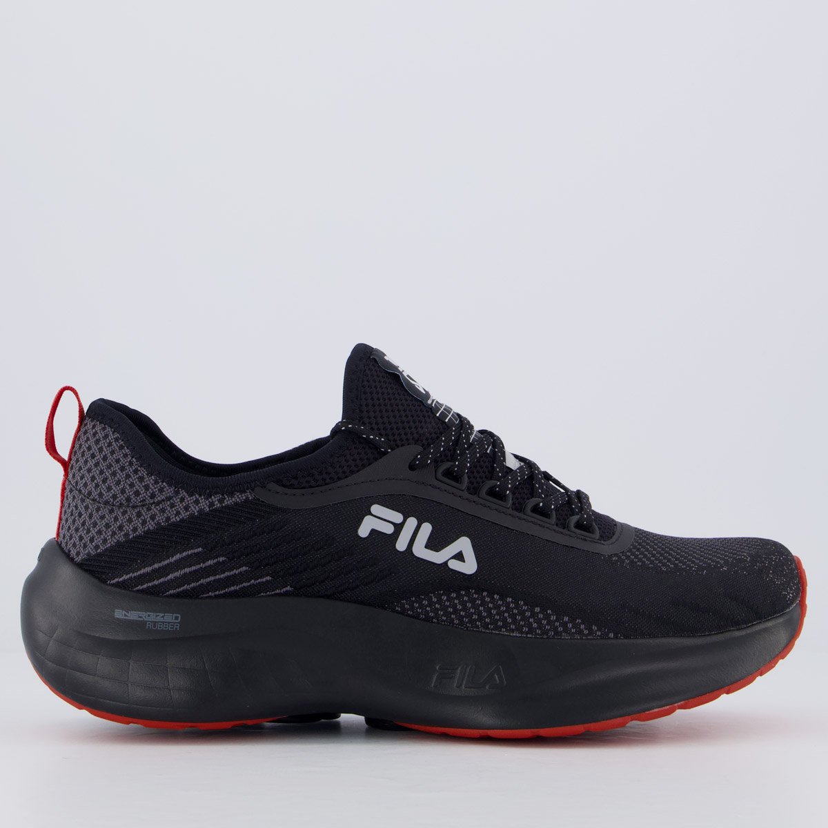 Tênis Fila Go Trainer 2 Preto e Vermelho