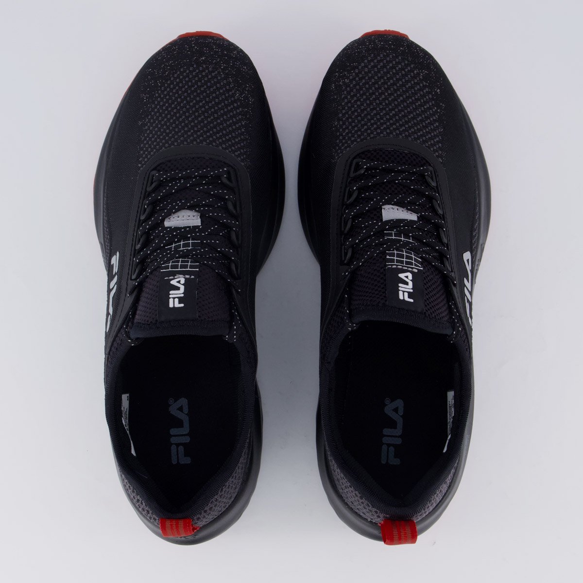 Tênis Fila Go Trainer 2 Preto e Vermelho Preto 4