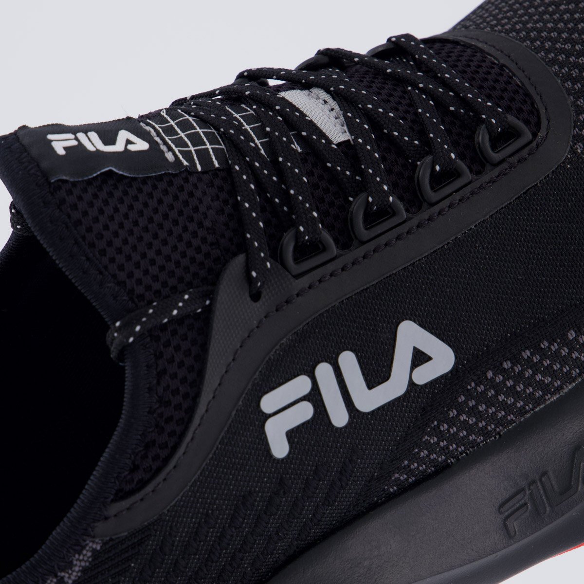 Tênis Fila Go Trainer 2 Preto e Vermelho Preto 7