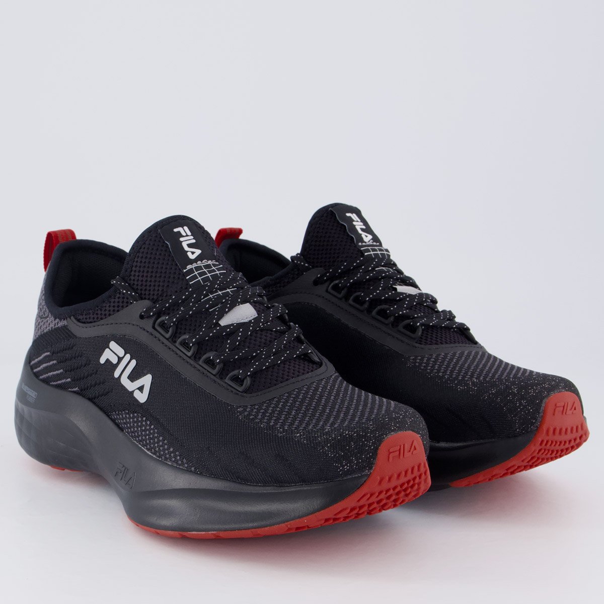 Tênis Fila Go Trainer 2 Preto e Vermelho Preto 2