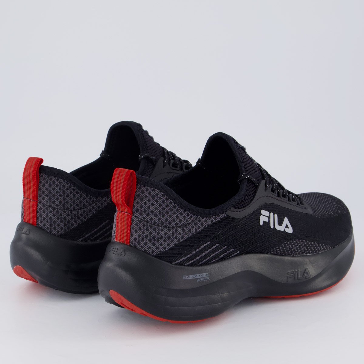 Tênis Fila Go Trainer 2 Preto e Vermelho Preto 3