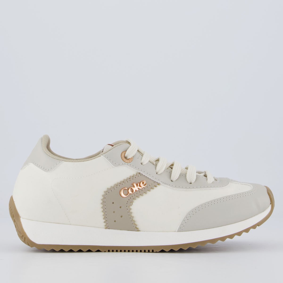 Tênis Coca Cola Eclipse Wave Feminino Off White