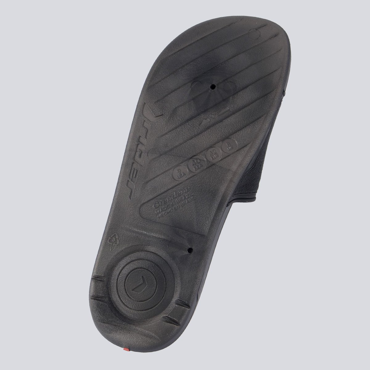 Chinelo Slide Rider Start Preto e Vermelho Preto 5