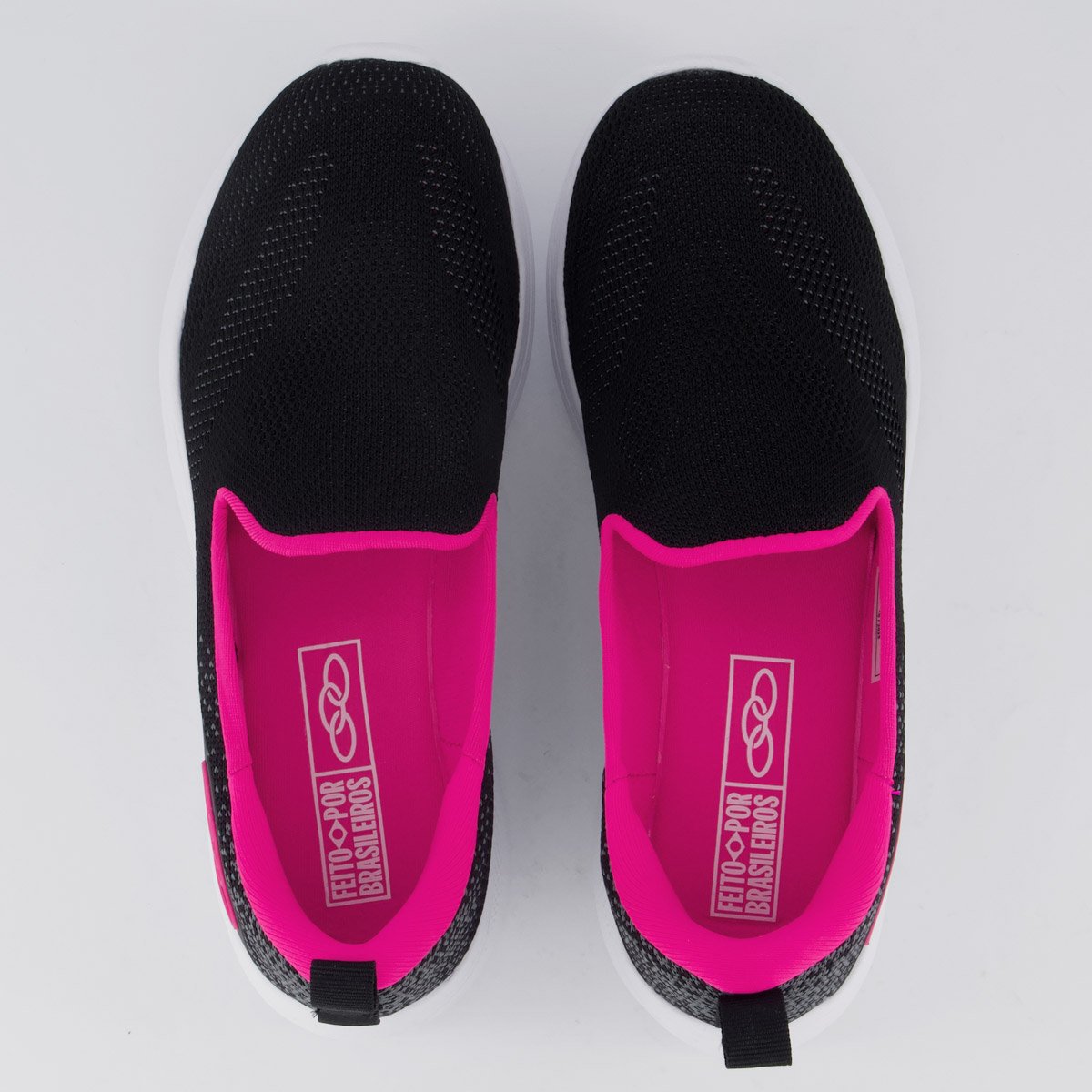 Tênis Olympikus Safira Feminino Preto e Rosa Preto 4