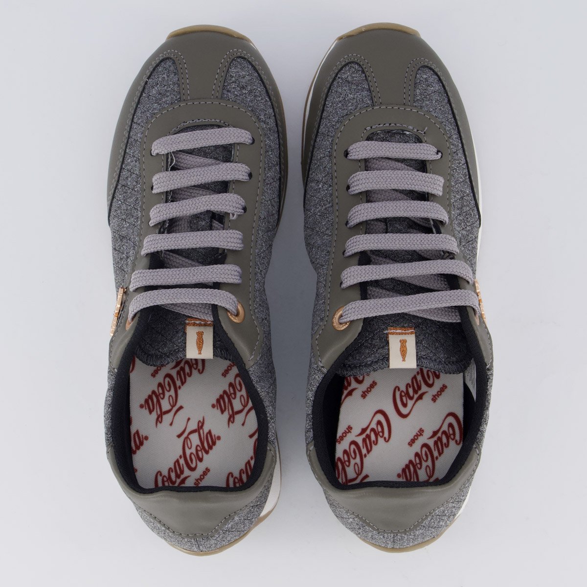 Tênis Coca Cola Eclipse Sense Feminino Cinza Cinza 4