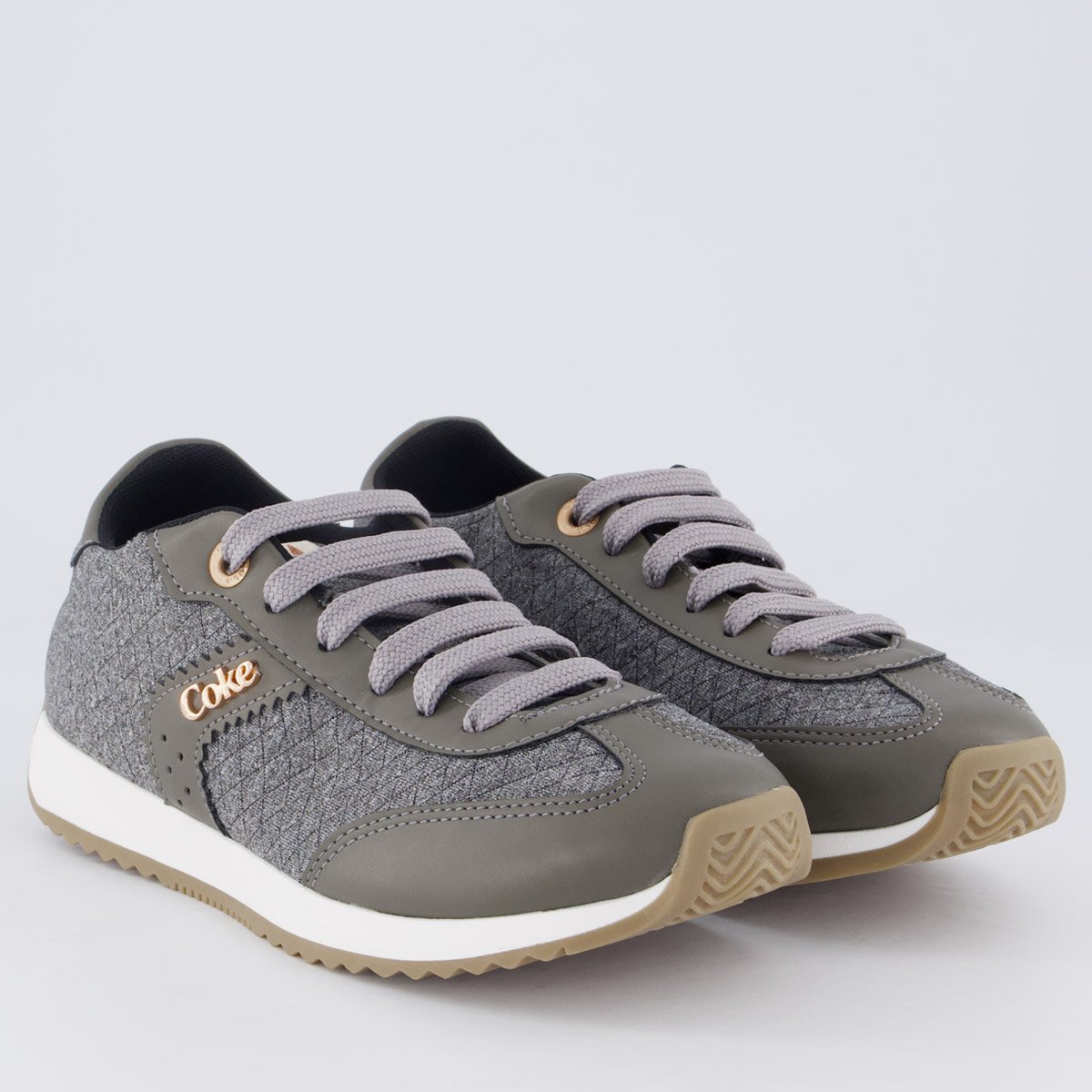 Tênis Coca Cola Eclipse Sense Feminino Cinza Cinza 2