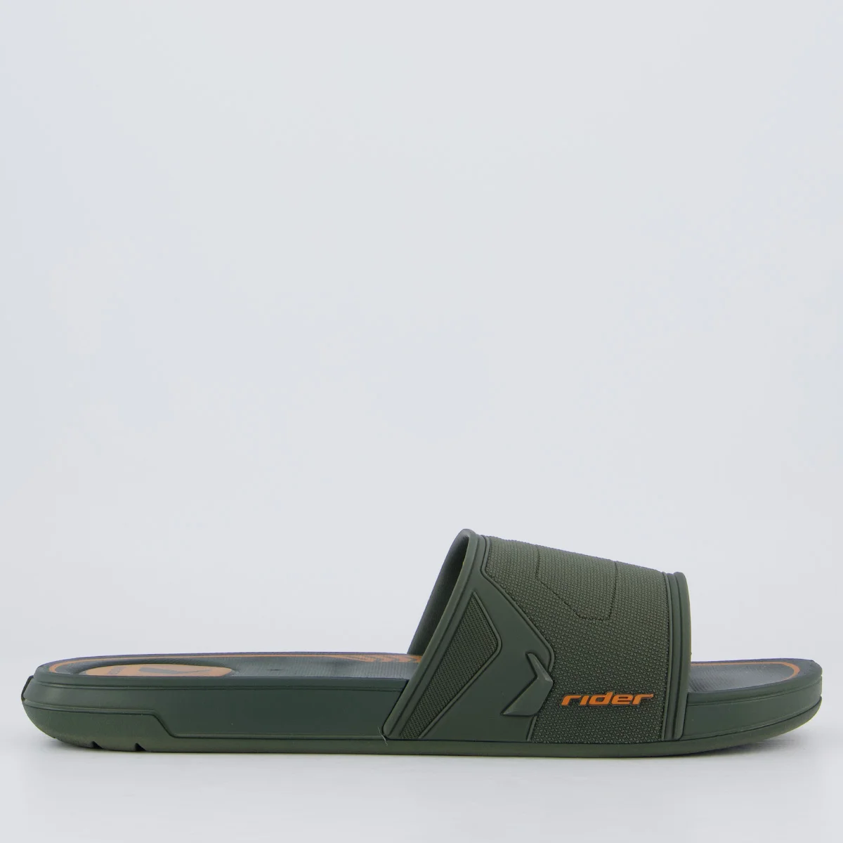 Chinelo Slide Rider Start Verde e Laranja Verde 2