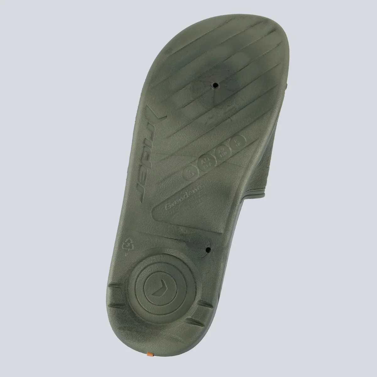 Chinelo Slide Rider Start Verde e Laranja Verde 5