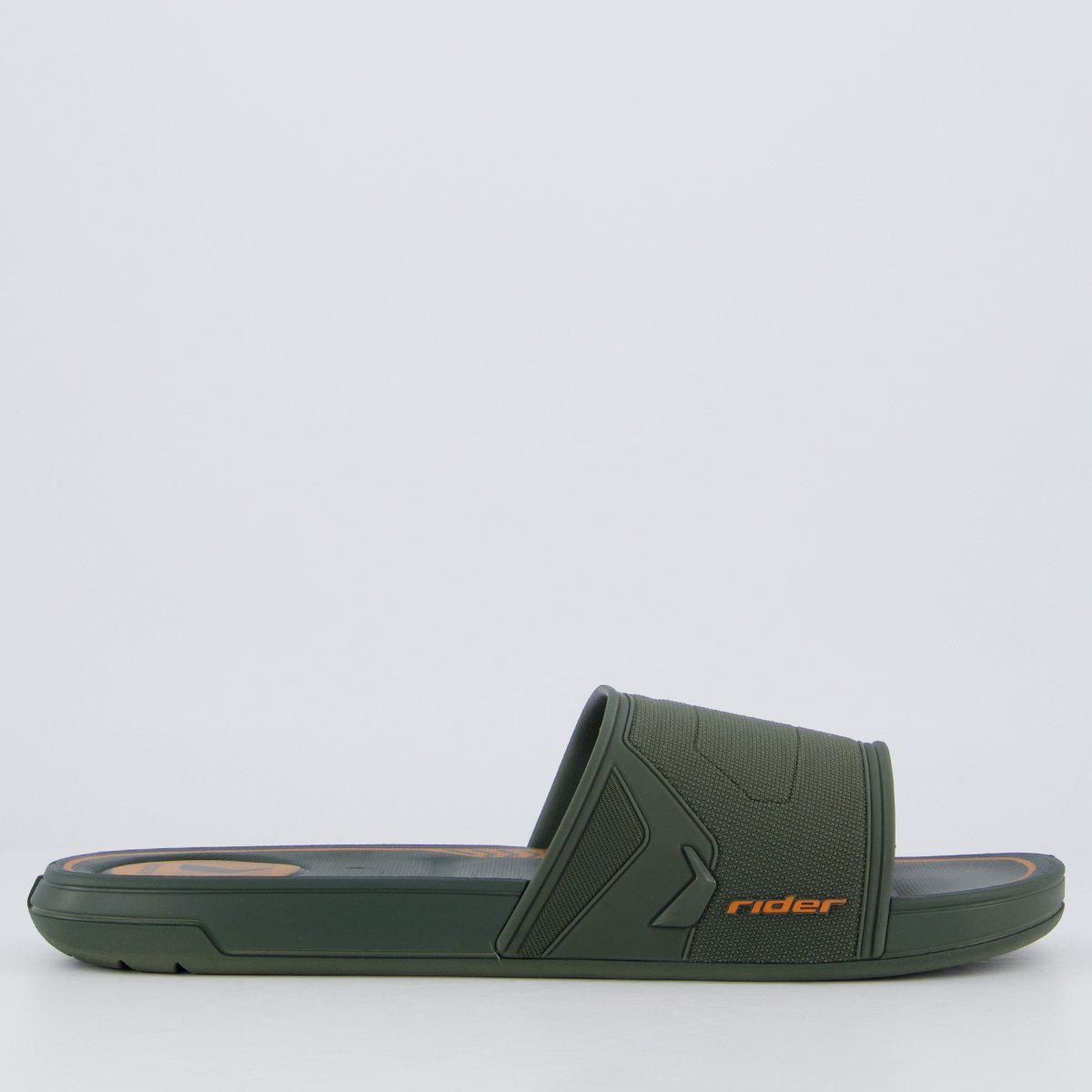 Chinelo Slide Rider Start Verde e Laranja Verde 2