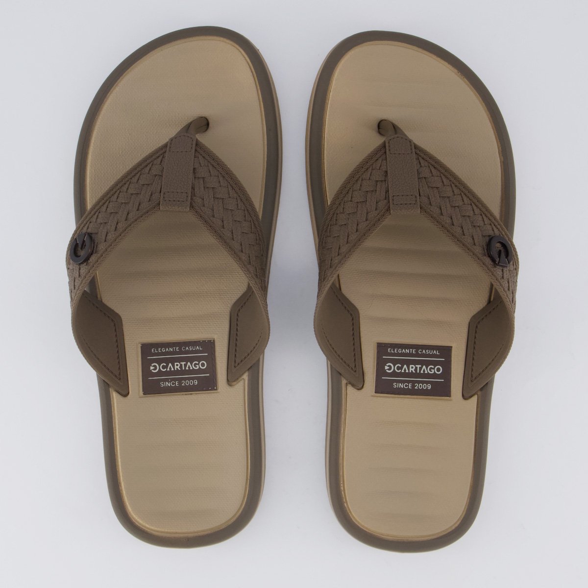 Chinelo Cartago Coimbra II Bege